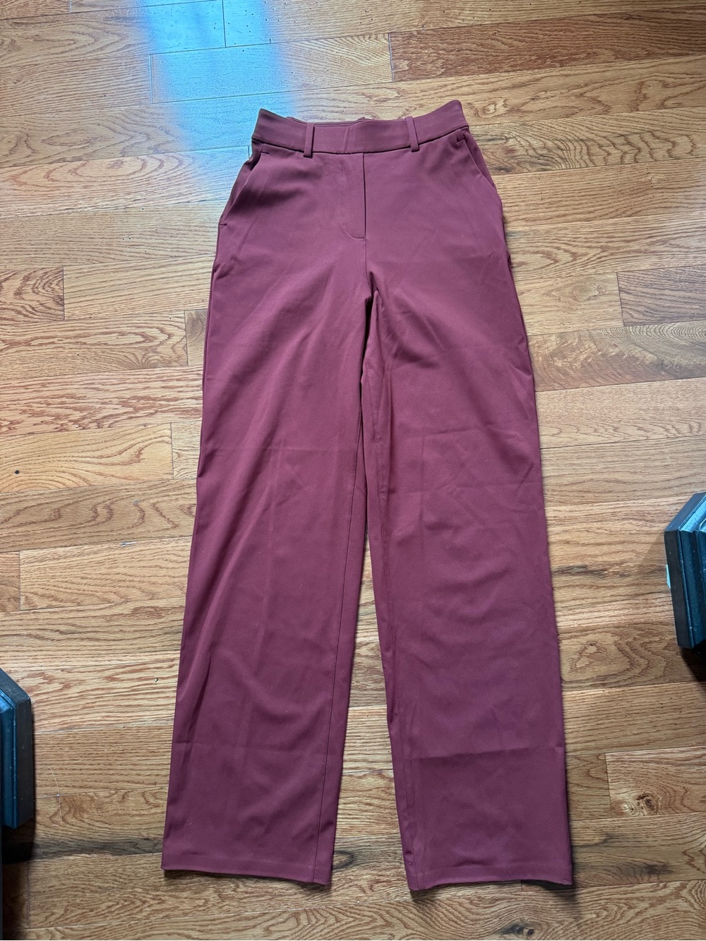 lululemon athletica High-Rise Wide-Leg Pants in Burgundy